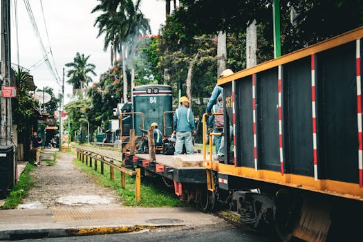 construction workers in a training session