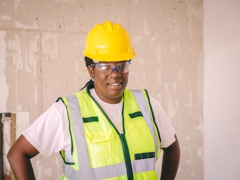 PPE in action on a construction site