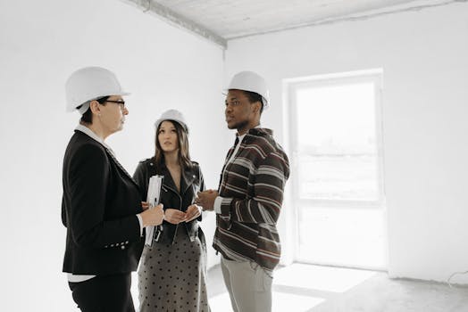 construction site safety meeting